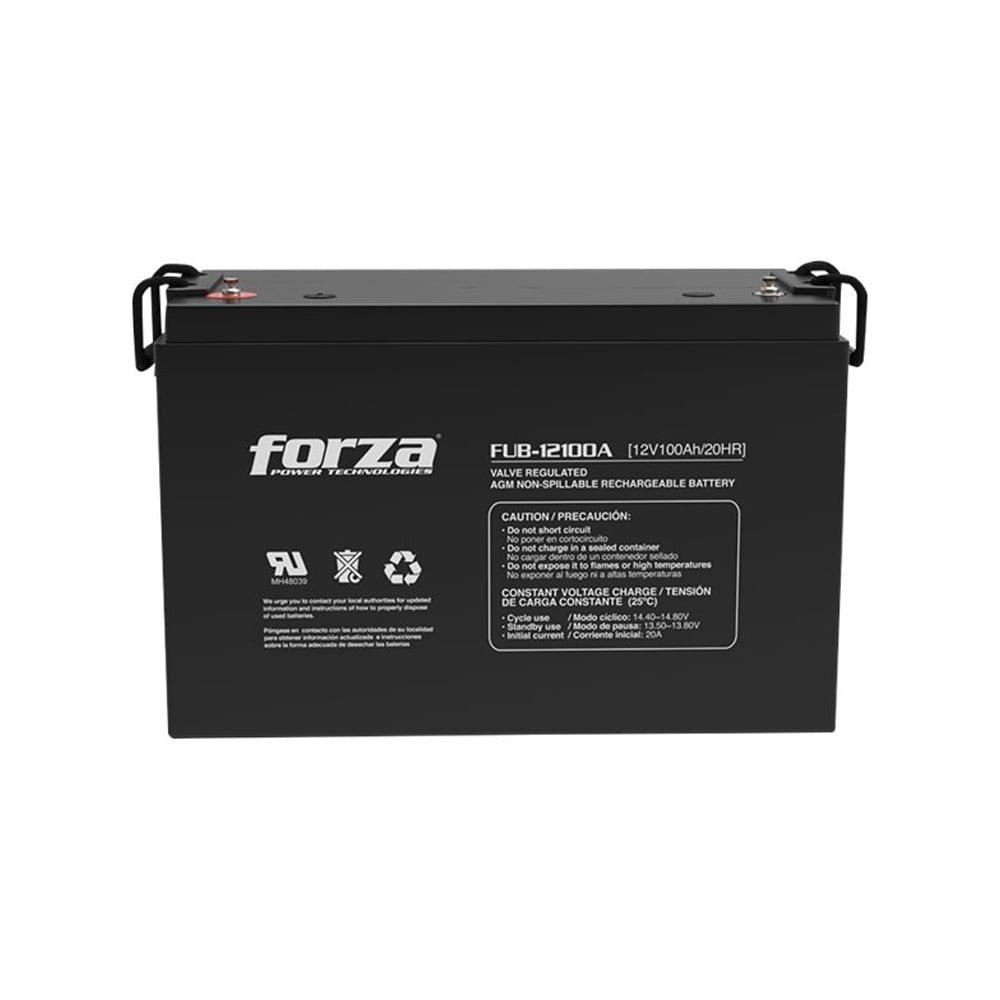 BATERÍA DE UPS FORZA FUB-12100A 100 AH NEGRO - 1