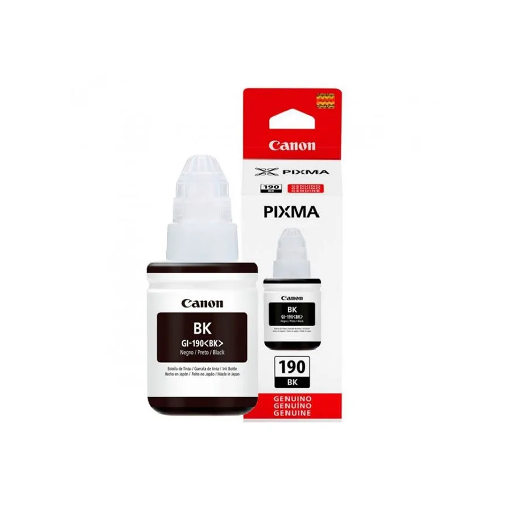 BOTELLA DE TINTA CANON GI-190 BLACK 135ML - 1