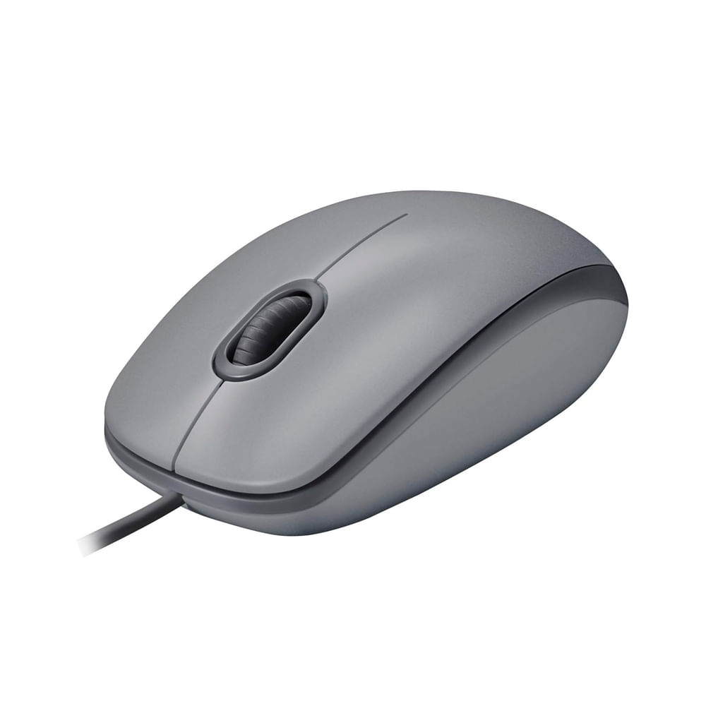 MOUSE LOGITECH M110 SILENT ÓPTICO USB PLATA - SILENCIOSO, PRECISIÓN Y COMODIDAD PARA TU PC - 1