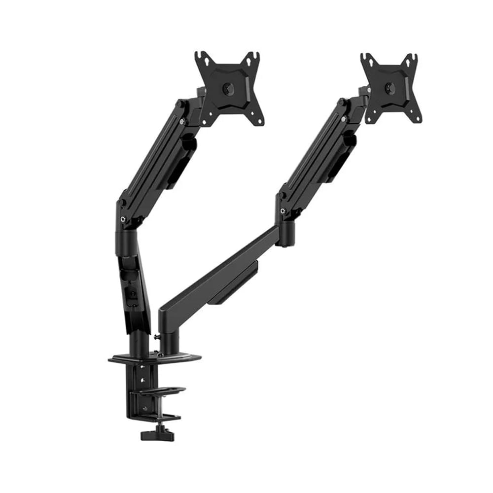 SOPORTE PARA MONITOR KLIP XTREME KMM-410 DE 13 A 32 PULGADAS, IDEAL PARA DOS PANTALLAS. - 1
