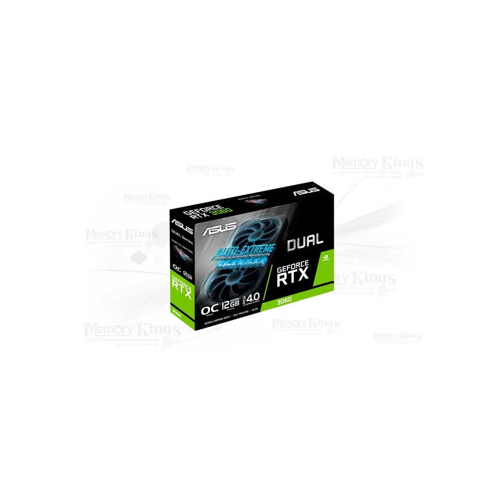 TARJETA DE VIDEO ASUS DUAL RTX 3060, 12GB GDDR6, HDMI Y 3 PUERTOS DISPLAYPORT, ALTO RENDIMIENTO - 1