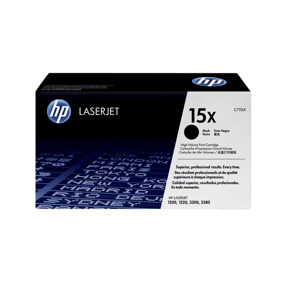 CARTUCHO DE TÓNER HP 15X LASERJET 14000 PÁGINAS NEGRO - 1