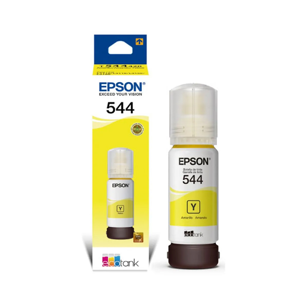 BOTELLA DE TINTA EPSON 544 YELLOW 65ML  CAPACIDAD 65ML - 1