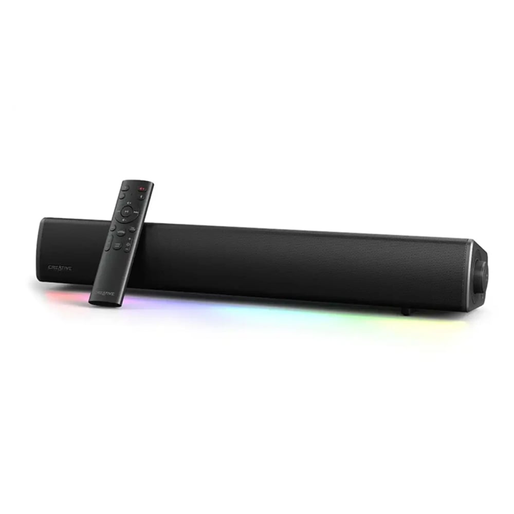 PARLANTE CREATIVE GAMING SOUND BAR GS5 RGB 60W BLUETOOTH USB-C NEGRO - AUDIO INMERSIVO Y MODERNO - 1