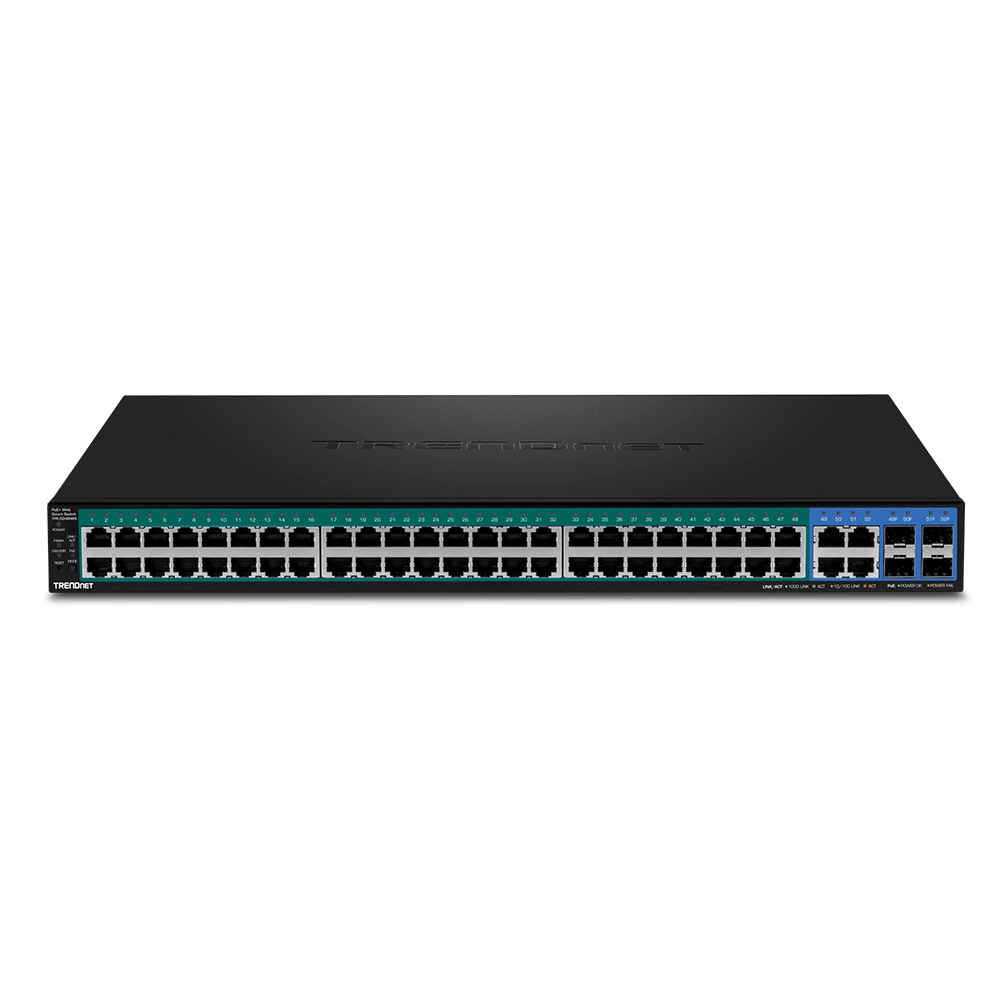 SWITCH GBE 52 PUERTOS POE+ TRENDNET TPE-5048WS, ALTO RENDIMIENTO Y GESTIÓN INTELIGENTE - 1