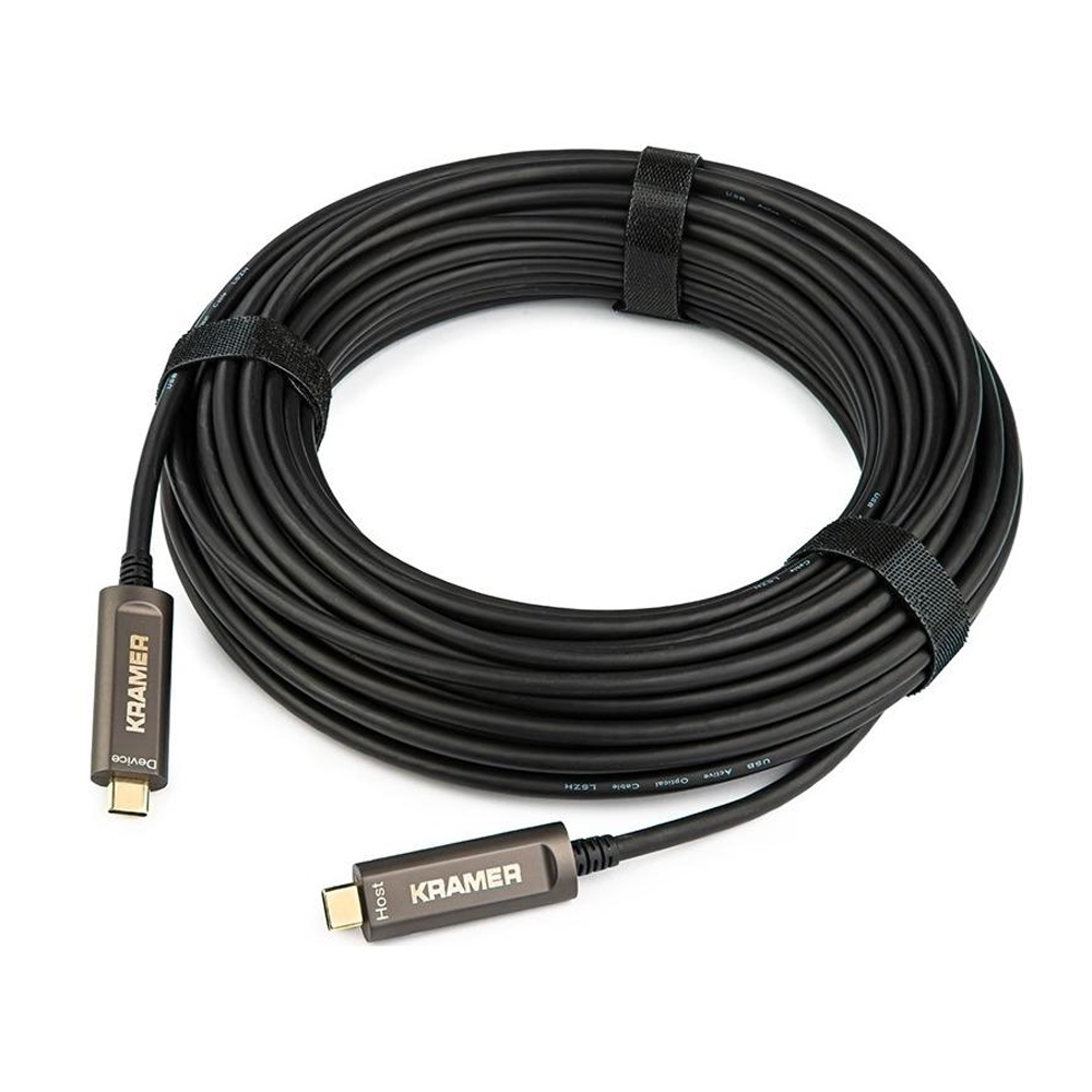 CABLE ÓPTICO KRAMER 15FT USB-C 3.1 GEN 2, CONEXIÓN RÁPIDA Y FIABLE, IDEAL PARA ALTA DEFINICIÓN - 1