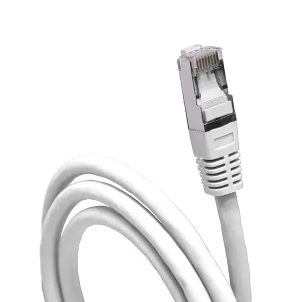 CABLE DE RED DIXON 3M CAT 6A, COLOR BLANCO, ALTA VELOCIDAD PARA CONEXIÓN ESTABLE Y RÁPIDA - 1