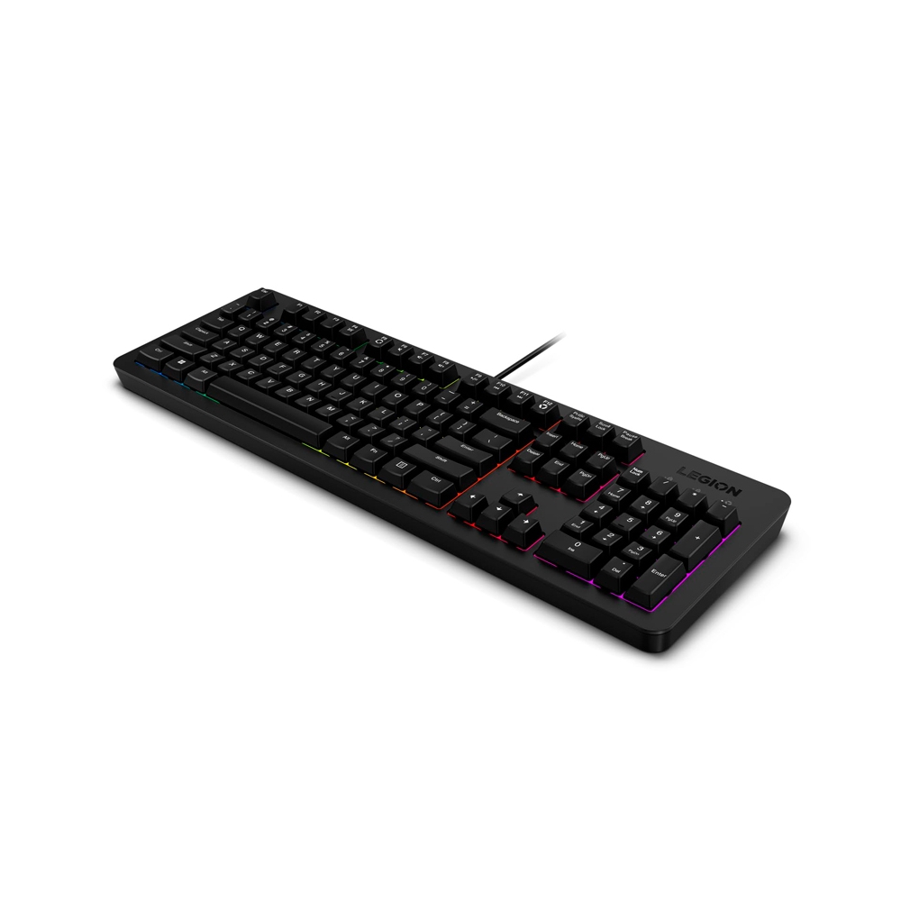 TECLADO GAMER LENOVO LEGION KB310 RGB CON CABLE USB - ILUMINACIÓN PERSONALIZABLE Y ALTA PRECISIÓN - 1