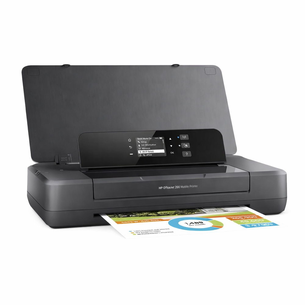 IMPRESORA PORTÁTIL HP OFFICEJET 200 CON WI-FI Y USB, BATERÍA INTEGRADA PARA IMPRESIÓN EN MOVIMIENTO - 1