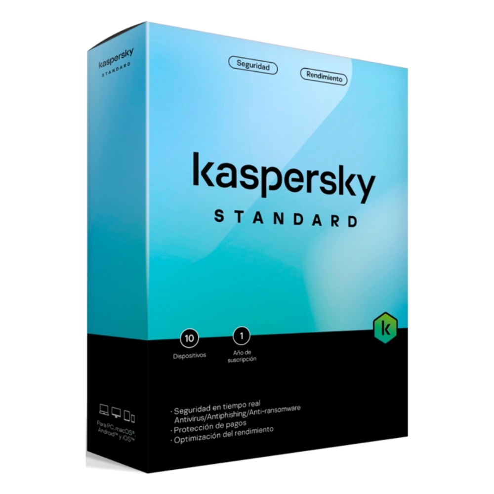 KASPERSKY STANDARD 10 DISPOSITIVOS - SEGURIDAD CIBERNÉTICA COMPLETA PARA TU HOGAR EN LATAM - 1