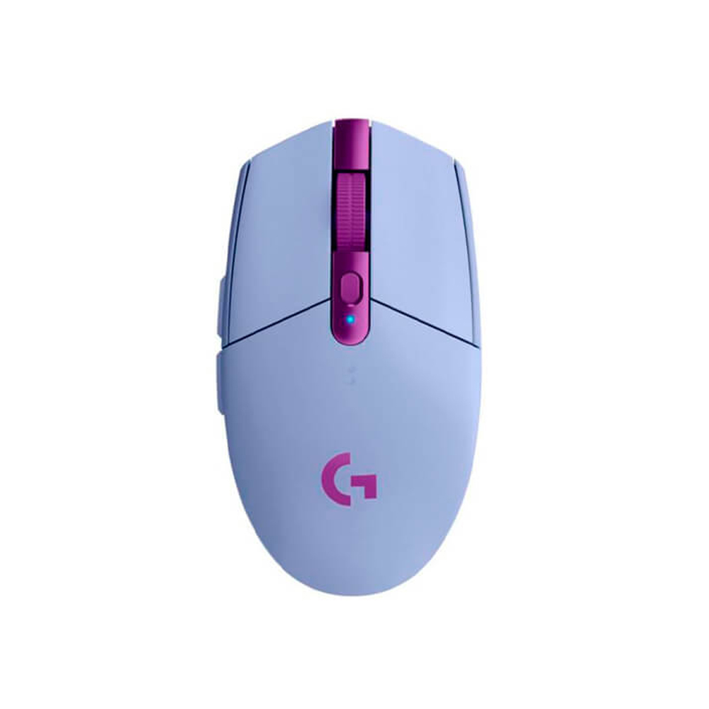MOUSE GAMING LOGITECH G305 LIGHTSPEED WIRELESS 12K - PRECISIÓN ÓPTIMA, COLOR PÚRPURA Y CONECTIVIDAD RÁPIDA - 1