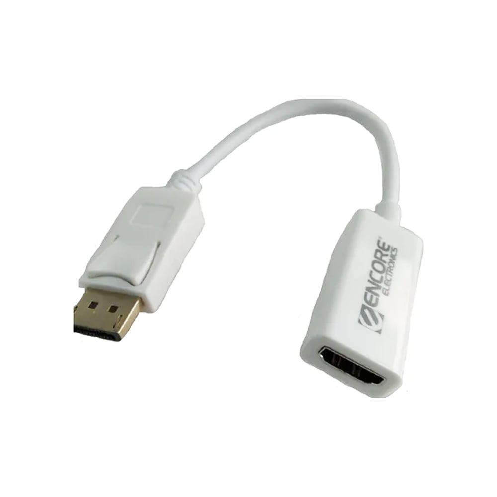 ADAPTADOR DISPLAYPORT A HDMI ENCORE ENAD-DH4K 4K ULTRA HD, 60HZ, COMPATIBLE CON PROYECTOR Y TV - 1