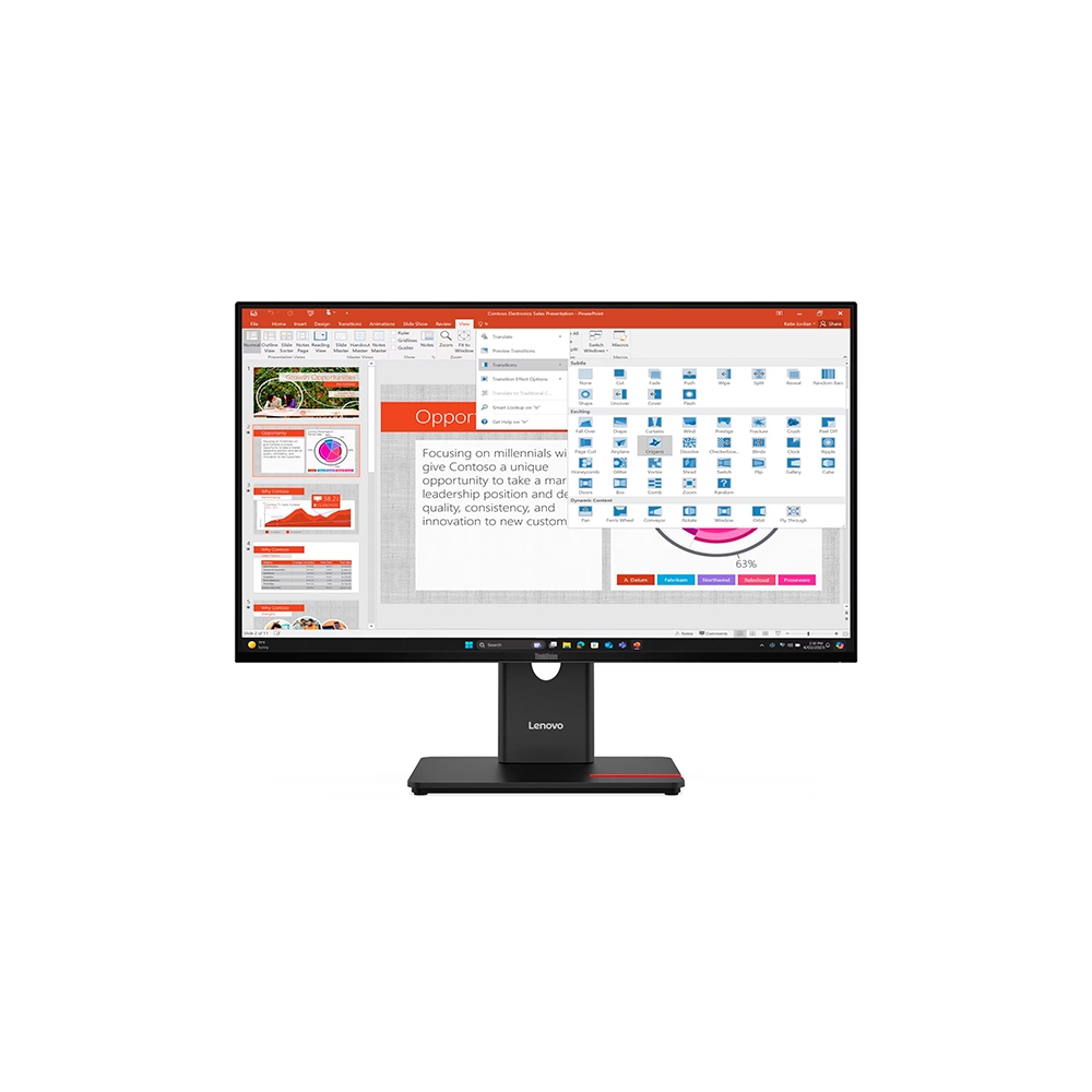 MONITOR LENOVO THINKVISION T27-40 FHD IPS 120HZ 27' - 1