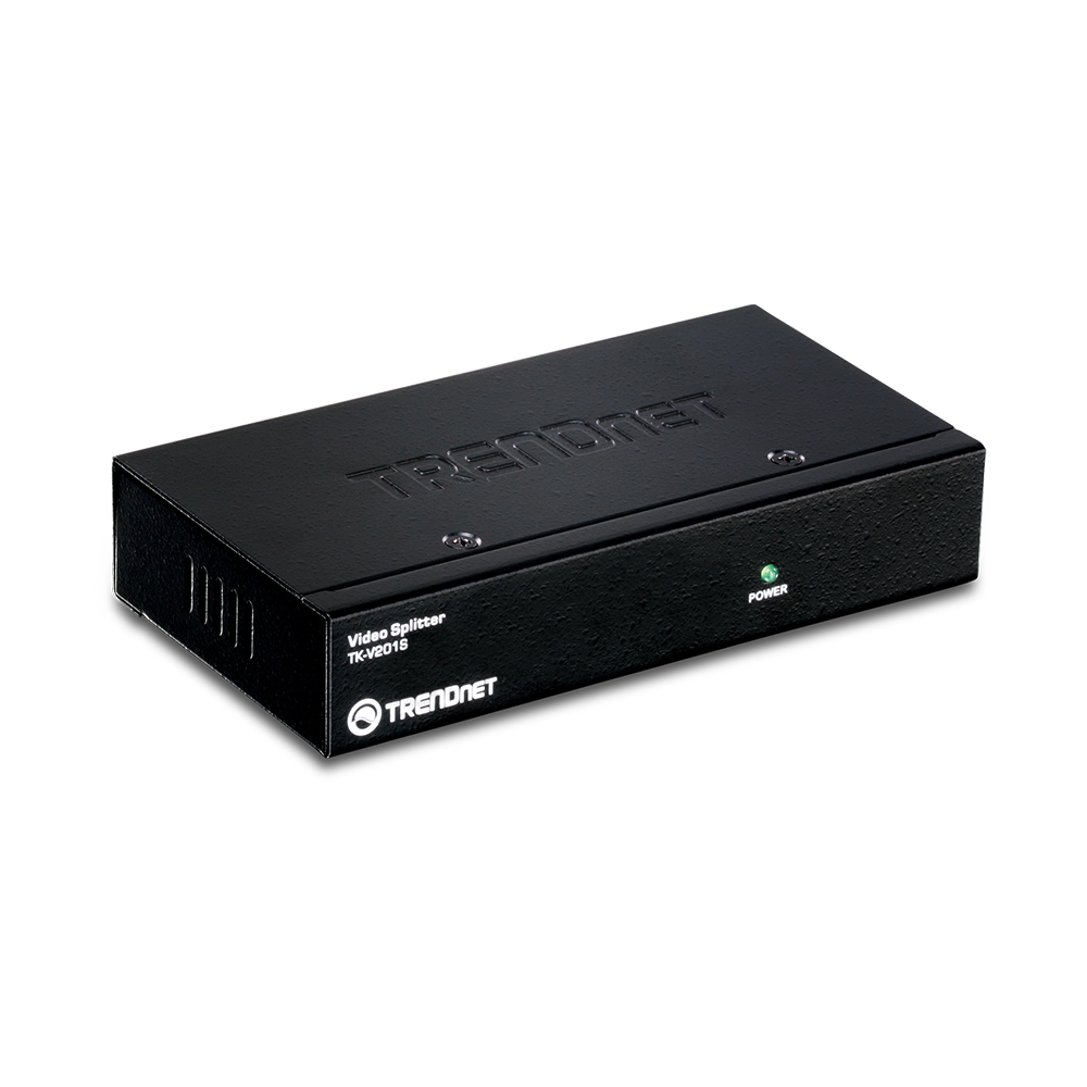 DIVISOR DE VIDEO VGA 2 PUERTOS TRENDNET TK-V201S, FULL HD, IDEAL PARA MÚLTIPLES PANTALLAS - 1