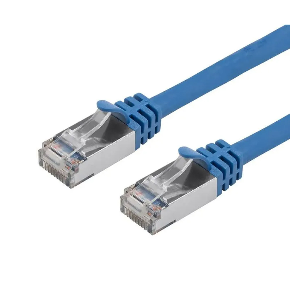 CABLE DE RED NEXXT S/FTP CAT6A 7FT. CONECTIVIDAD ALTA VELOCIDAD, AZUL - 1
