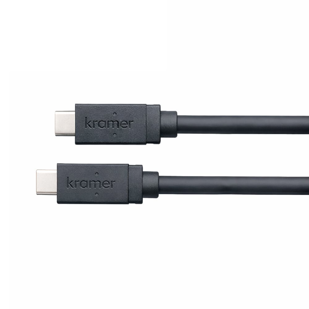 CABLE USB-C A USB-C 3.2 KRAMER DE 3.05 M - CONECTIVIDAD RÁPIDA Y FIABLE PARA TUS DISPOSITIVOS - 1
