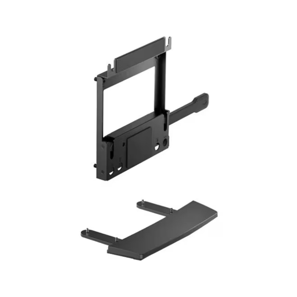 SOPORTE DE MONTAJE DELL PARA THIN CLIENT - METÁLICO NEGRO, IDEAL PARA COMPUTADORAS DE ESCRITORIO - 1