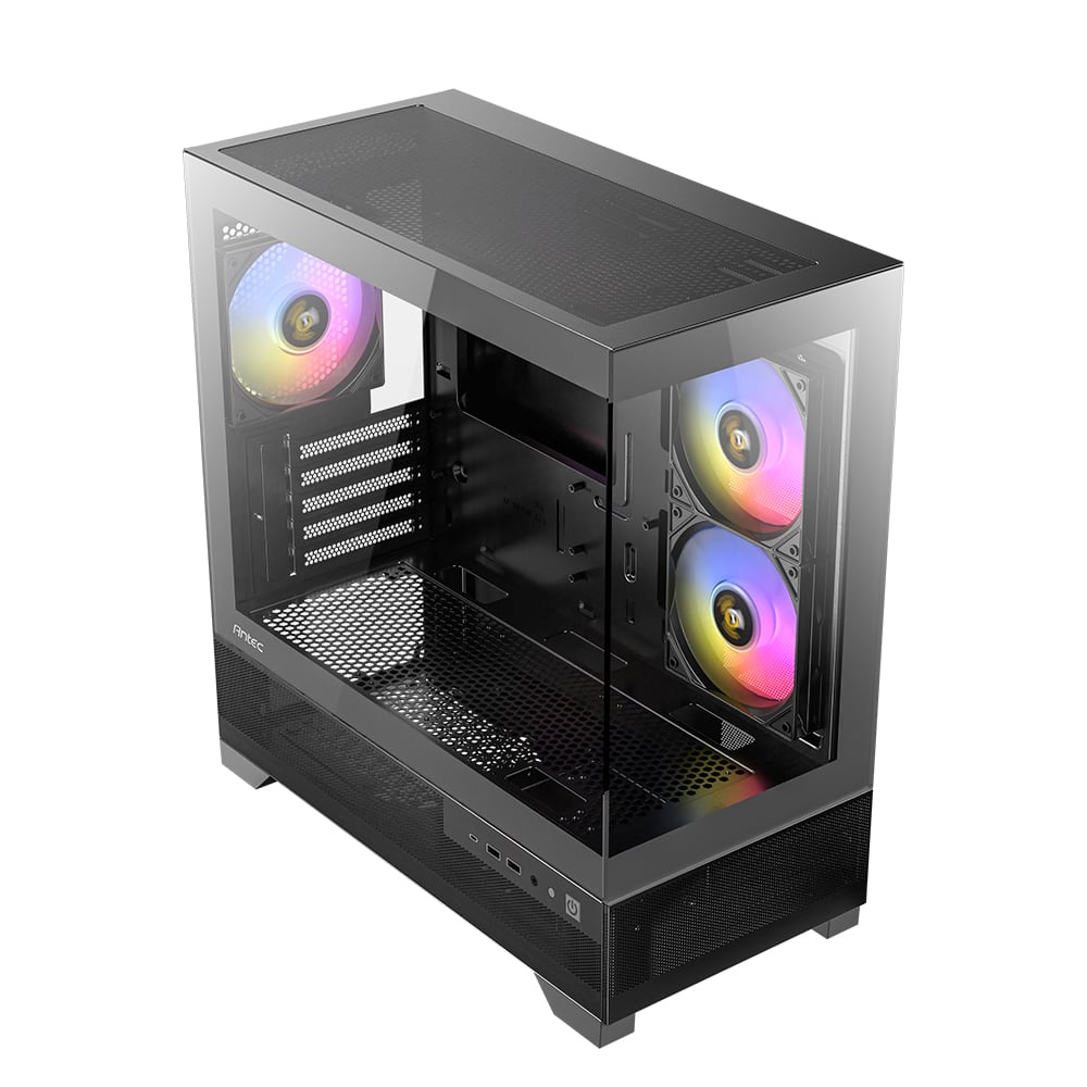 CASE PARA PC ANTEC CX500M ARGB MICRO-ATX VIDRIO TEMPLADO NEGRO - 1