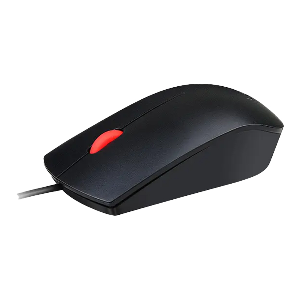 MOUSE ÓPTICO LENOVO ESSENTIAL 1600 DPI USB NEGRO PARA UN CONTROL PRECISO Y CÓMODO - 1