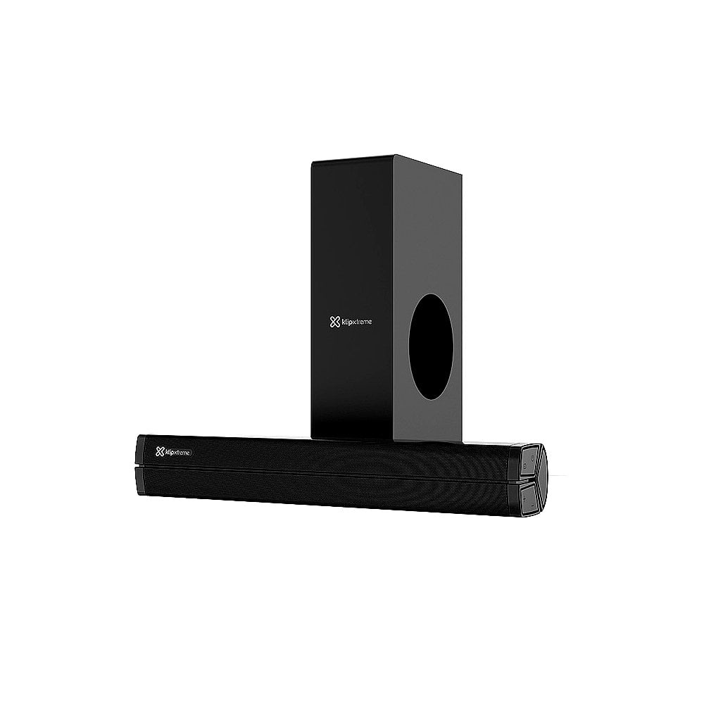 BARRA DE SONIDO KLIP XTREME KSB-050 COMPACTA Y ELEGANTE EN NEGRO - SONIDO ENVOLVENTE PARA TU HOGAR - 1