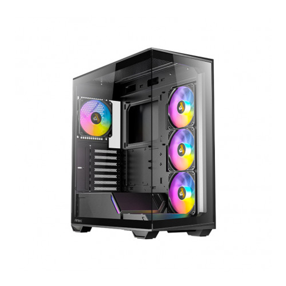 CAJA DE COMPUTADORA ANTEC C3 MID TOWER ARGB CONSTELLATION, COLOR NEGRO, DISEÑO ELEGANTE Y REFRIGERACIÓN OPTIMIZADA - 1
