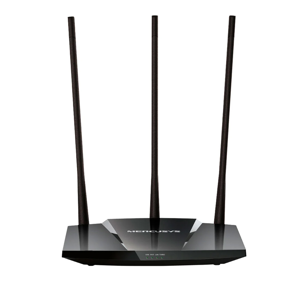 ROUTER INALÁMBRICO MERCUSYS MW330HP N300 ALTA POTENCIA 3 ANTENAS - 1