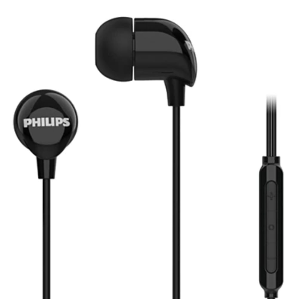 AUDÍFONOS IN-EAR PHILIPS TAE2146BK CON MICRÓFONO, CONEXIÓN USB-C, COLOR NEGRO, SONIDO PREMIUM - 1