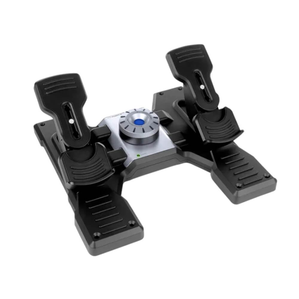 LOGITECH G PEDALES DE TIMÓN USB PRO PARA SIMULADORES DE VUELO - CONTROL Y PRECISIÓN EXCEPCIONAL - 1