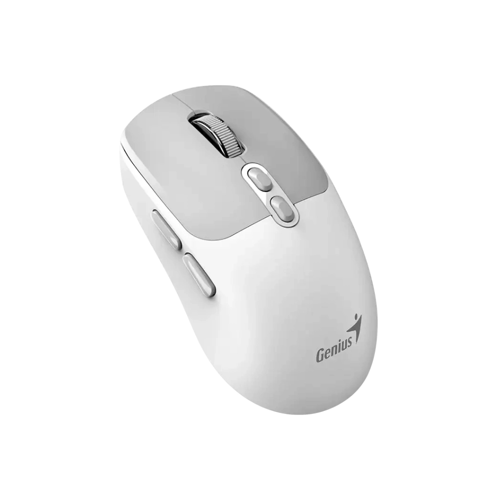 MOUSE GENIUS NX-8080S AI COPILOT DUAL WIRELESS, BLANCO, SILENCIOSO Y CONECTIVIDAD BLUETOOTH - 1