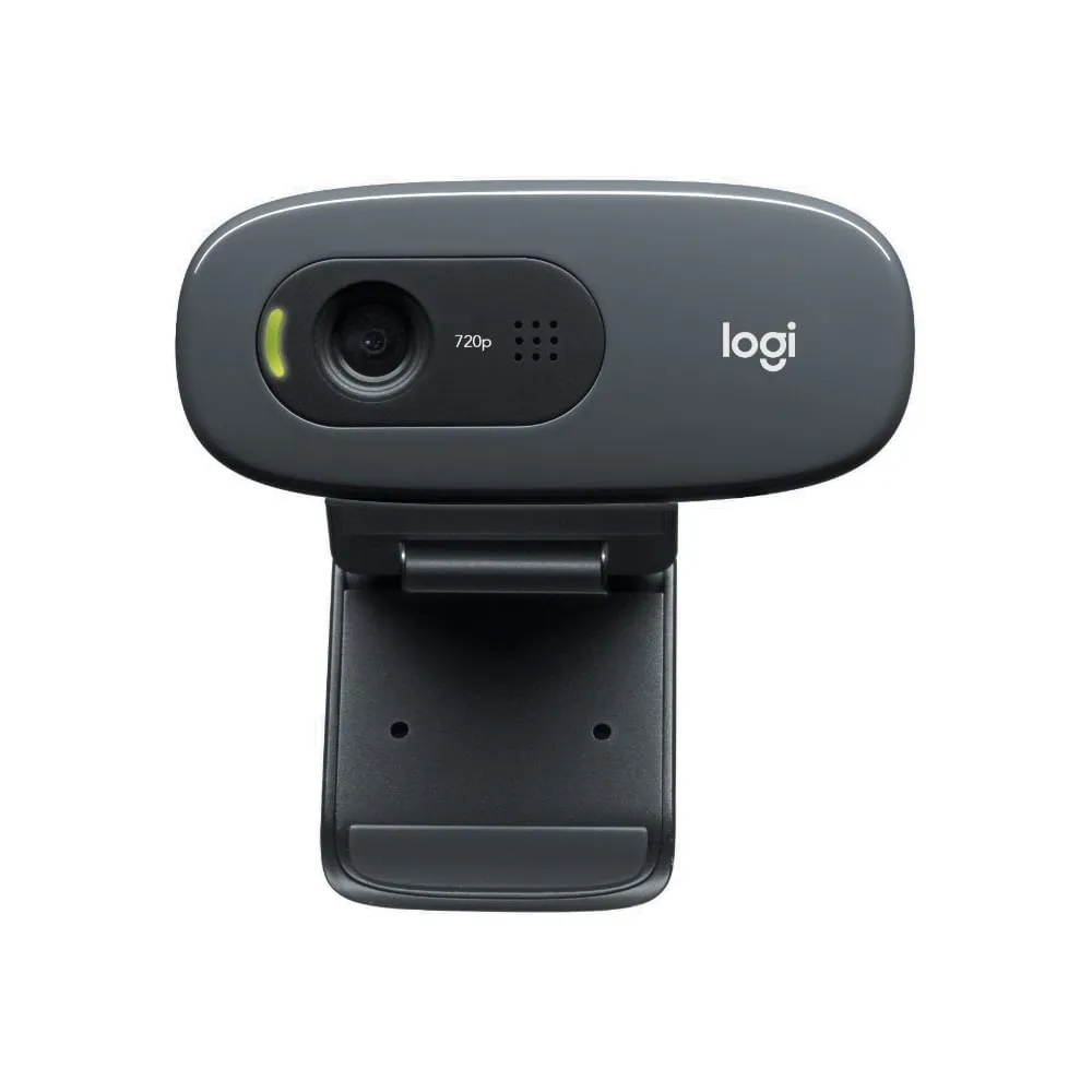 WEBCAM LOGITECH C270 HD 720P CON VÍDEO CLARA, ENFOQUE AUTOMÁTICO Y AUDIO INTEGRADO - IDEAL PARA VIDEOCONFERENCIAS - 1