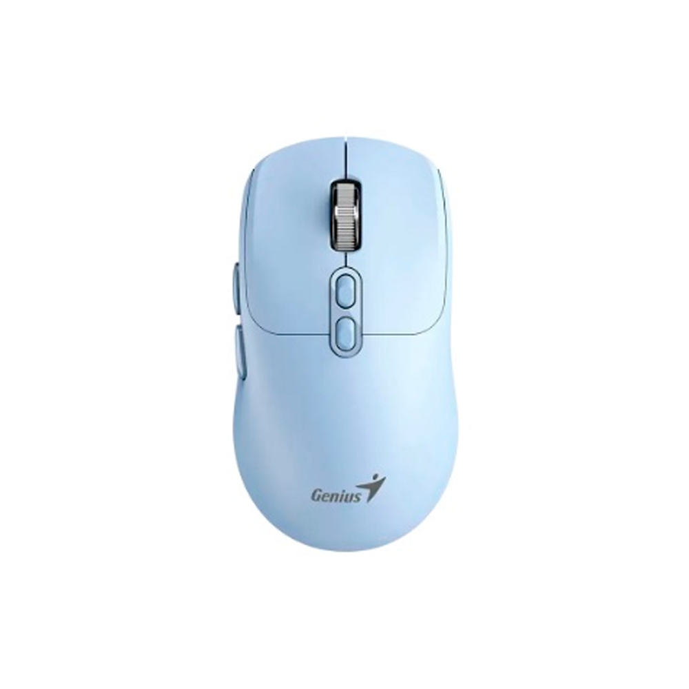 MOUSE GENIUS NX-8080S: ERGONOMÍA SILENCIOSA, CONEXIÓN INALÁMBRICA Y DISEÑO AZUL ELEGANTE - 1
