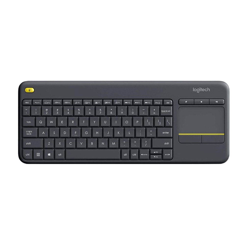 TECLADO INALÁMBRICO LOGITECH K400 PLUS - IDEAL PARA SMART TV, CON TOUCHPAD INTEGRADO, COMODIDAD Y ESTILO - 1