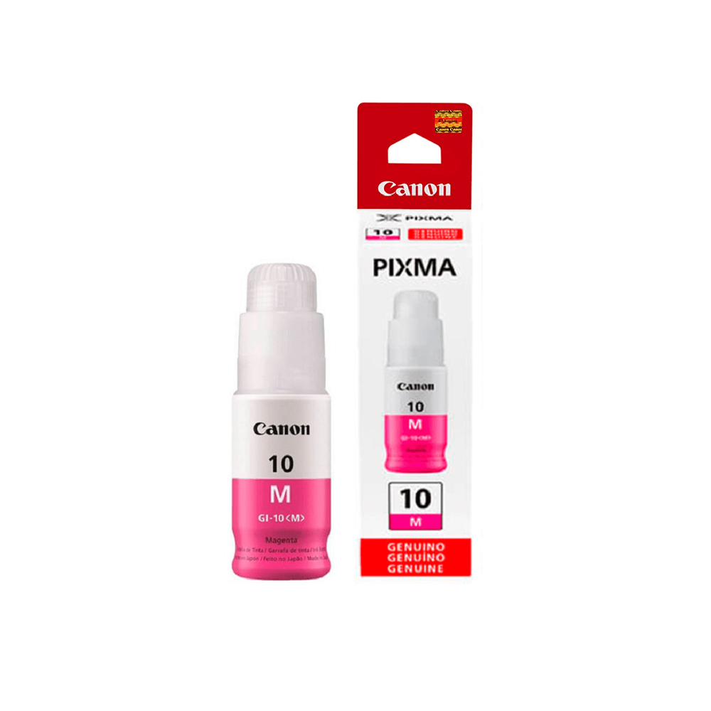 BOTELLA DE TINTA CANON GI-10 MAGENTA 70ML - 1