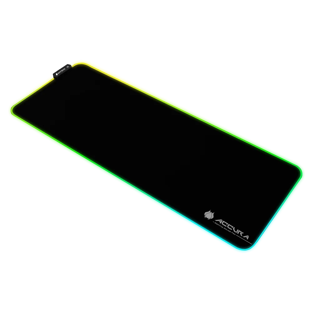 ALFOMBRILLA GAMING ANTRYX ACCURA 80 RGB EXTENDIDA 800 X 300 MM, SUAVE Y RESISTENTE - 1