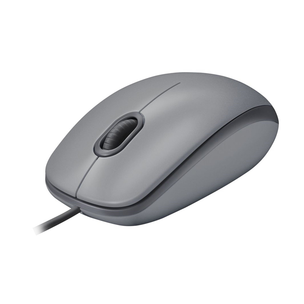 MOUSE LOGITECH M110 SILENT - DISEÑO ERGONÓMICO, COLOR PLATA, CONECTIVIDAD ÓPTIMA Y SILENCIOSO - 1