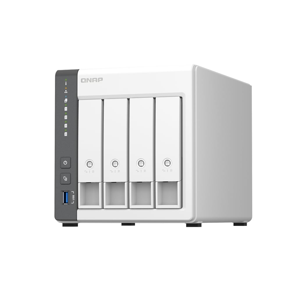 QNAP TS-433-4G -NAS DE 4 BAHÍAS, 0TB, IDEAL PARA ALMACENAMIENTO EN RED, FÁCIL GESTIÓN Y ALTA CAPACIDAD - 1