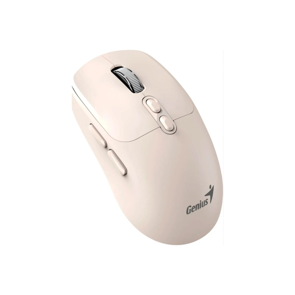 MOUSE GENIUS NX-8080S INALÁMBRICO DUAL BLUETOOTH SILENCIOSO COLOR TÉ CON LECHE, 7 BOTONES - 1