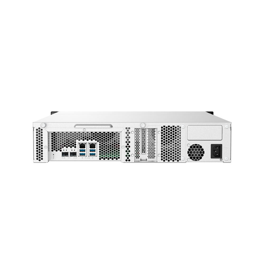 QNAP TS-832PXU-RP, NAS DE 8 BAHÍAS, 4GB RAM, 10GBE, SOPORTE RAID, MONTABLE EN BASTIDOR, 2U - 1