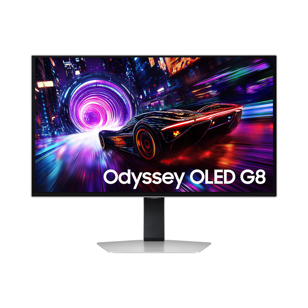 MONITOR SAMSUNG ODYSSEY G8 OLED 27' 4K UHD, 240HZ, FREESYNC, PLATA - IMÁGENES VIBRANTES Y VELOCIDAD EXTREMA - 1