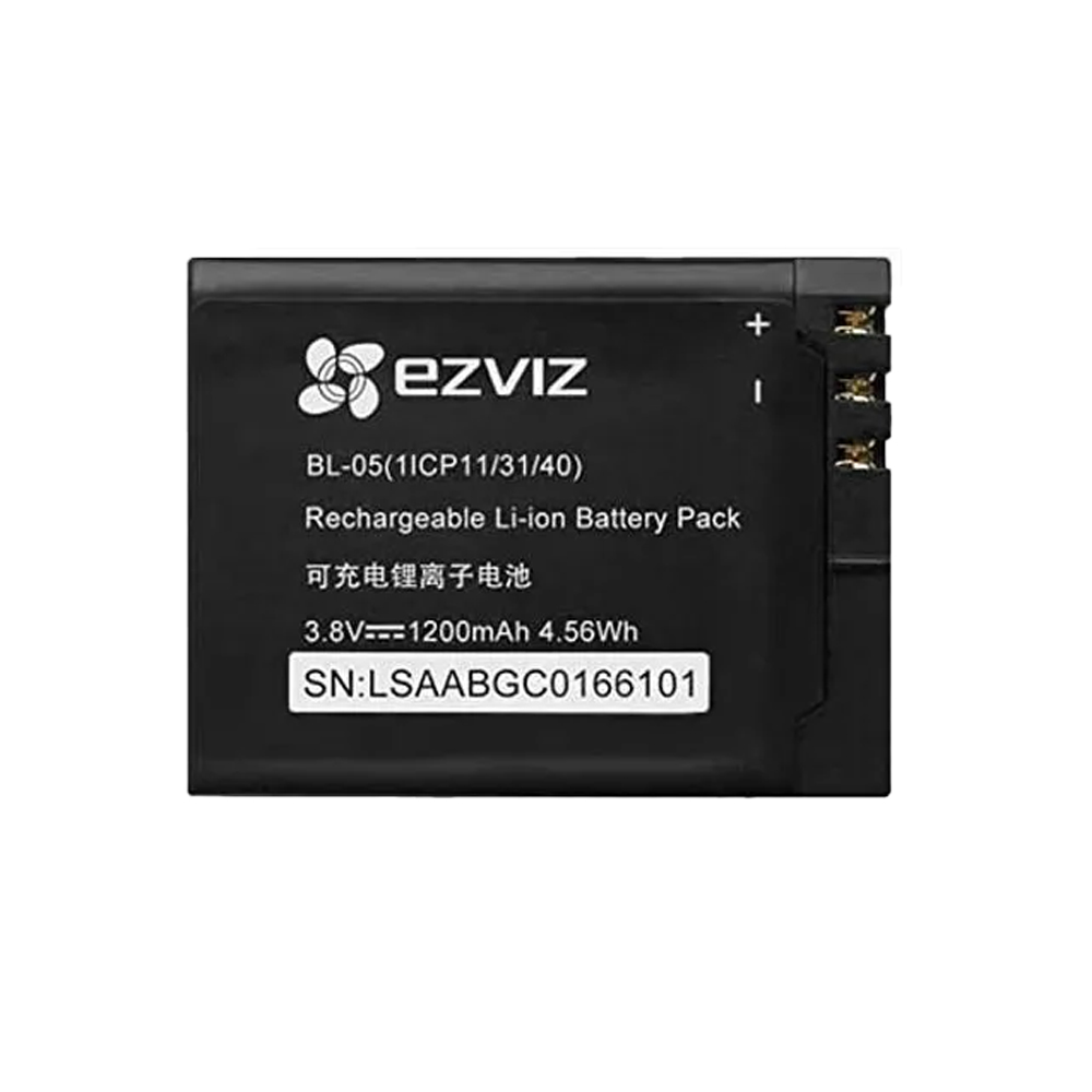 BATERÍA EZVIZ S5 PLUS, ALTA CAPACIDAD Y RENDIMIENTO CONFIABLE PARA TU CÁMARA DE SEGURIDAD - 1