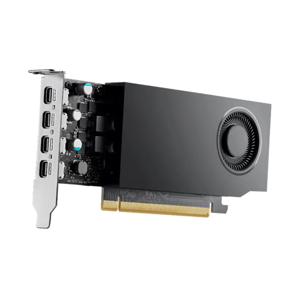 TARJETA GRÁFICA PNY QUADRO RTX A1000 8GB GDDR6 - BAJO PERFIL, 4 DISPLAYPORT, IDEAL PARA DISEÑO Y GAMING - 1