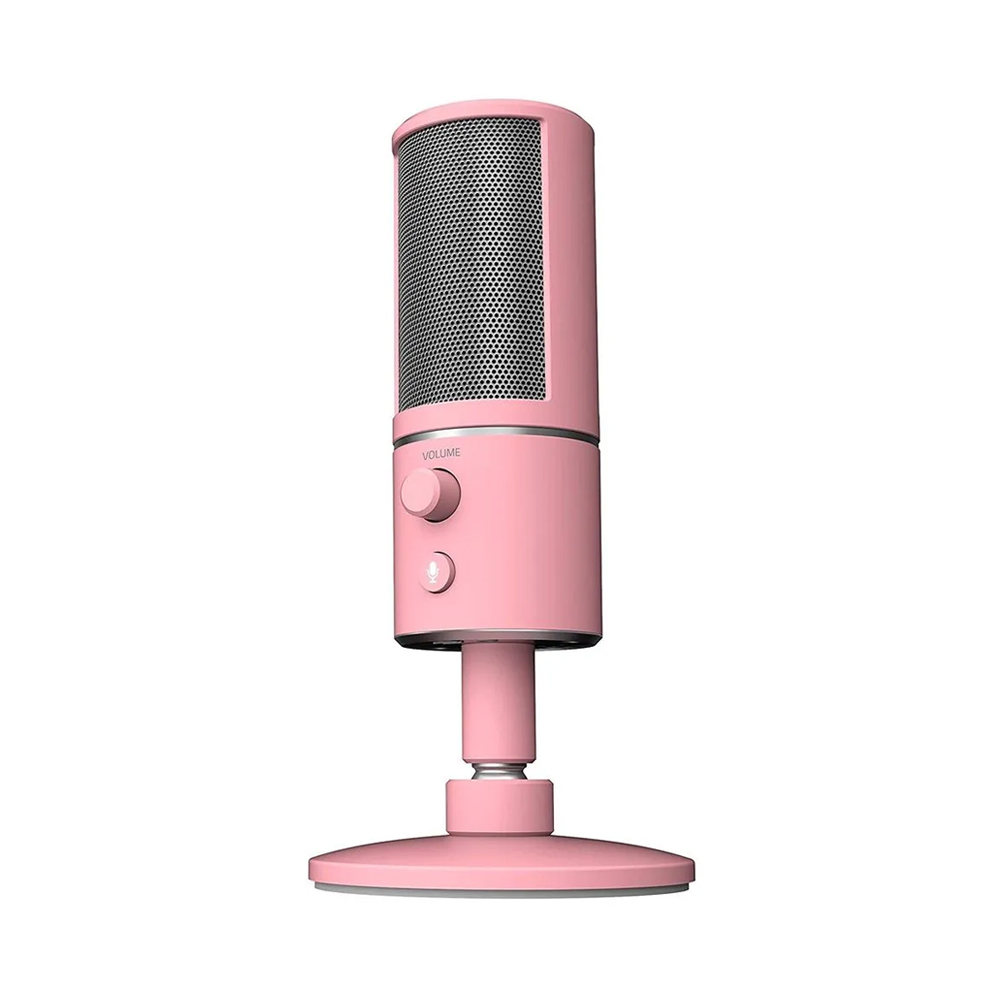 MICRÓFONO RAZER SEIREN X EN ROSA QUARTZ - CALIDAD DE SONIDO PROFESIONAL Y DISEÑO ELEGANTE - 1