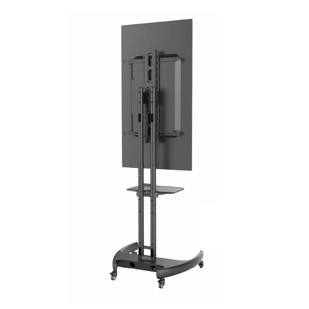 SOPORTE PARA TV MÓVIL KOREANO SP90-6040, AJUSTABLE Y PORTÁTIL, IDEAL PARA 32'' A 60'' - COLOR NEGRO - 1