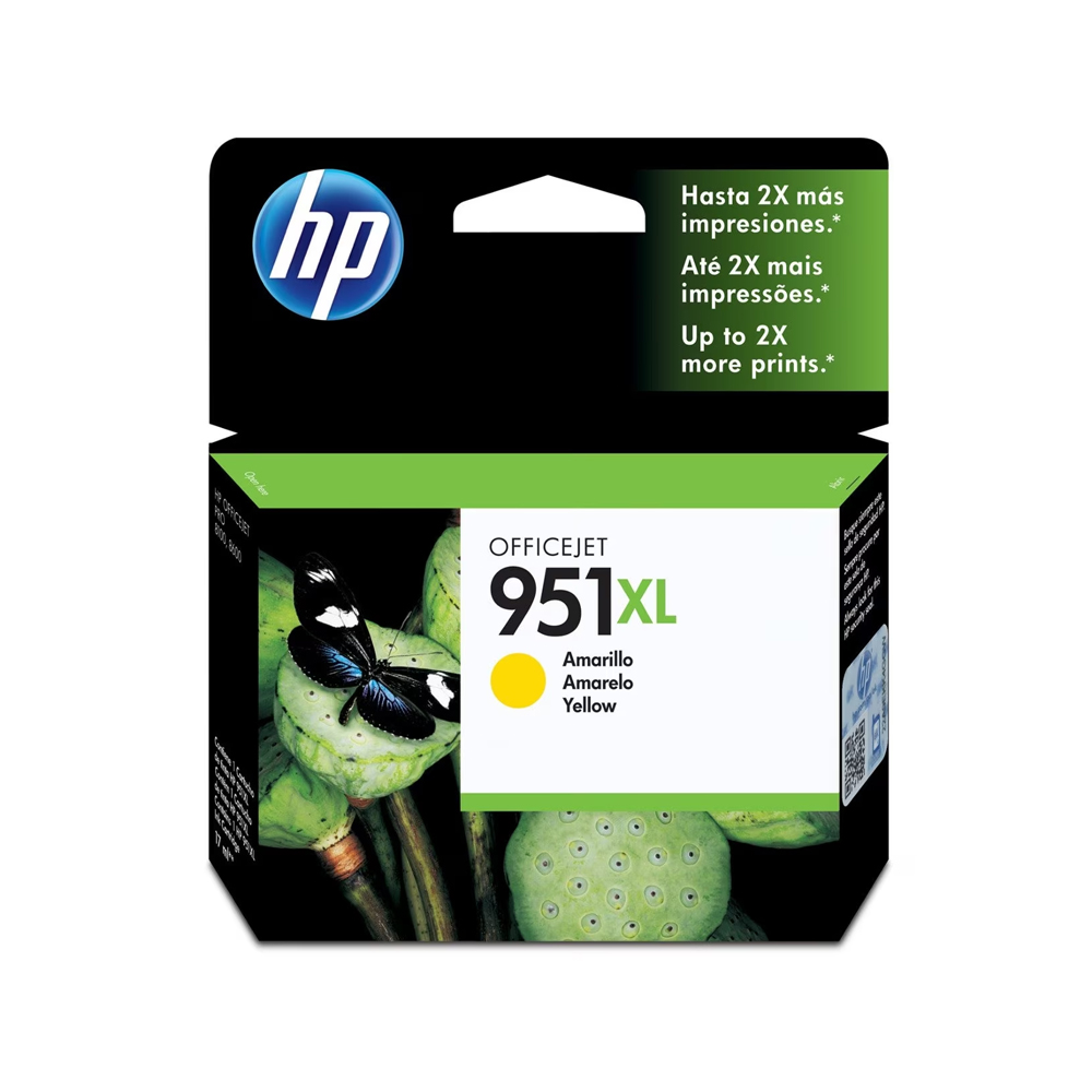 CARTUCHO DE TINTA HP 951XL 17 ML ALTO RENDIMIENTO AMARILLO - 1