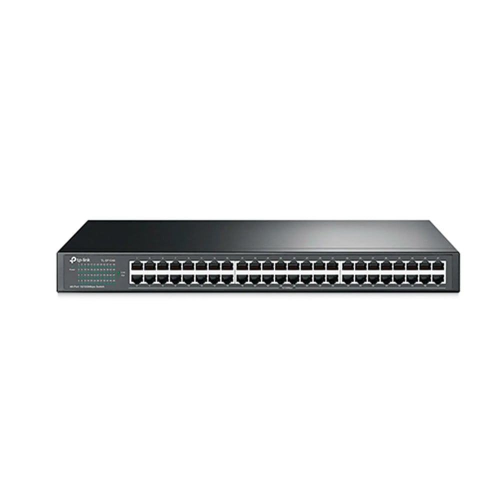 SWITCH TP-LINK TL-SF1048 DE 48 PUERTOS 100MB RACKEABLE - ALTO RENDIMIENTO Y CONECTIVIDAD CONFIABLE - 1