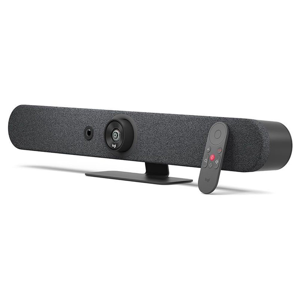 LOGITECH RALLY BAR MINI 4K: CÁMARA USB PARA PEQUEÑAS SALAS, COLOR GRAFITO, CALIDAD PROFESIONAL - 1