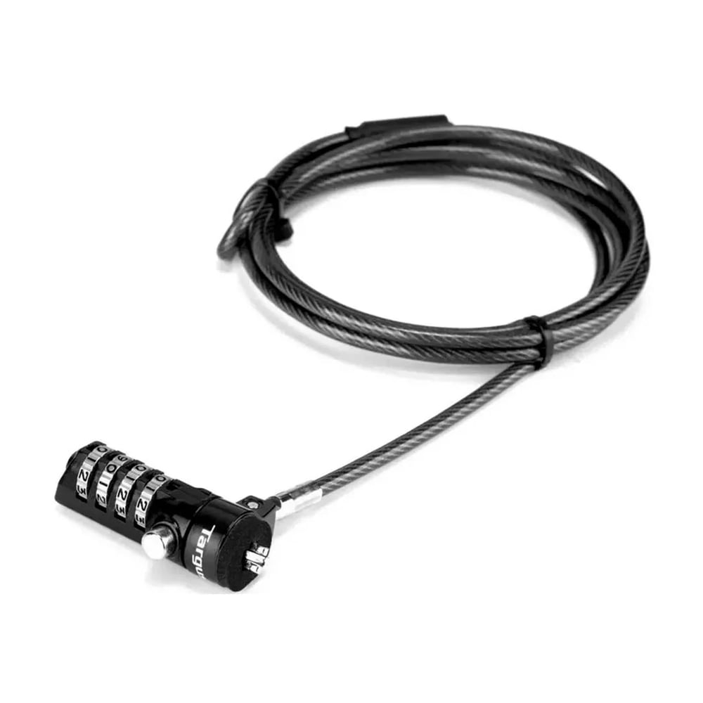 CABLE DE SEGURIDAD TARGUS DEFCON T-LOCK CON CLAVE DE 4 DÍGITOS PARA PROTECCIÓN PORTÁTIL - 1