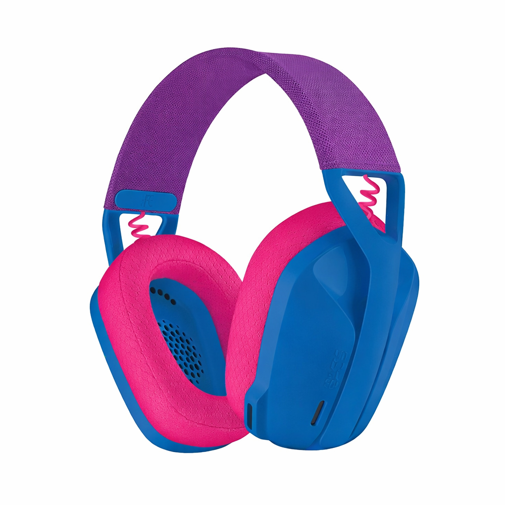 AUDÍFONOS LOGITECH G435 LIGHTSPEED: BLUETOOTH, MICRÓFONO, COLOR AZUL, LIGEROS Y CÓMODOS. - 1