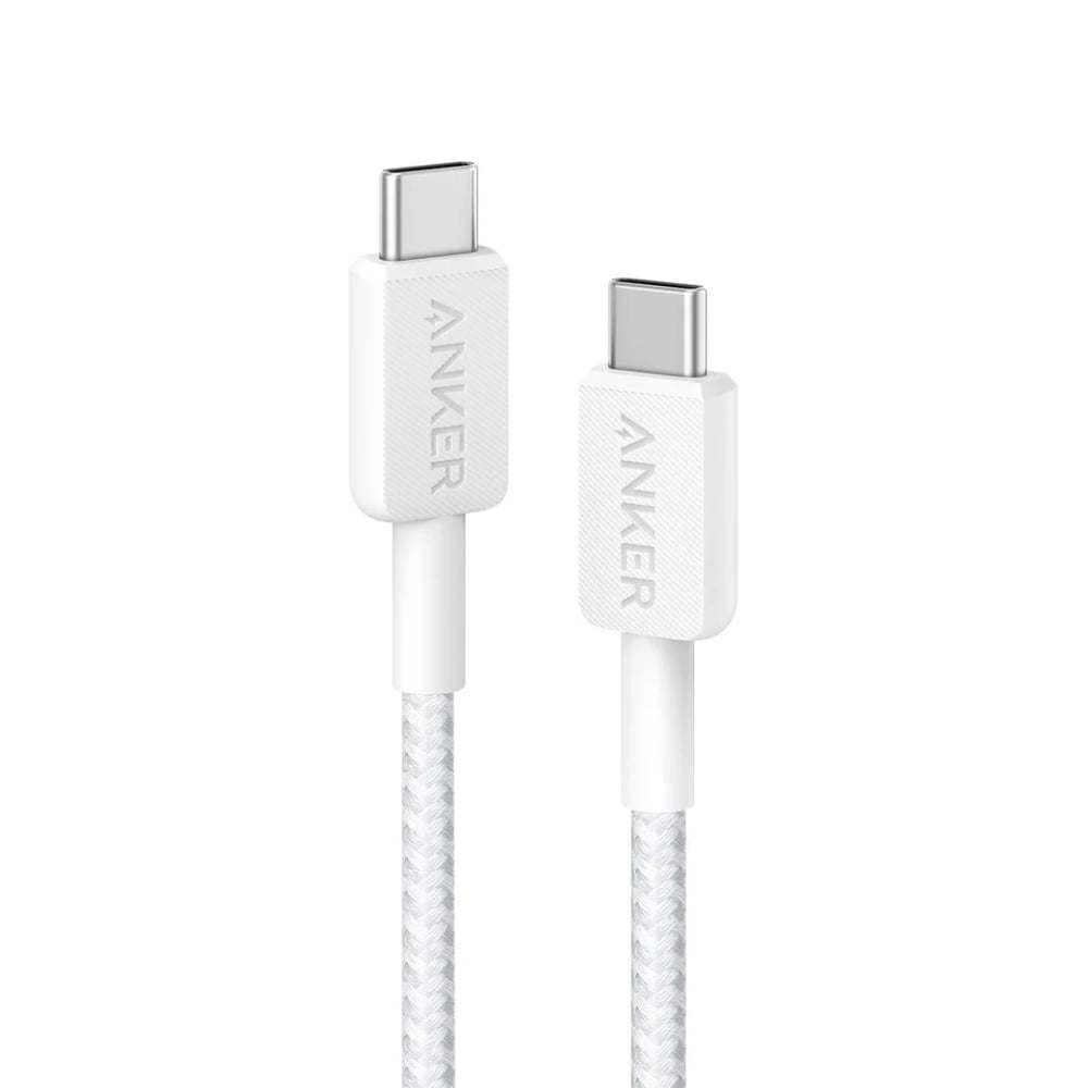 CABLE USB-C A USB-C ANKER 1.8M 60W, 480MBPS - CARGA RÁPIDA Y TRANSFERENCIA DE DATOS EFICIENTE - 1