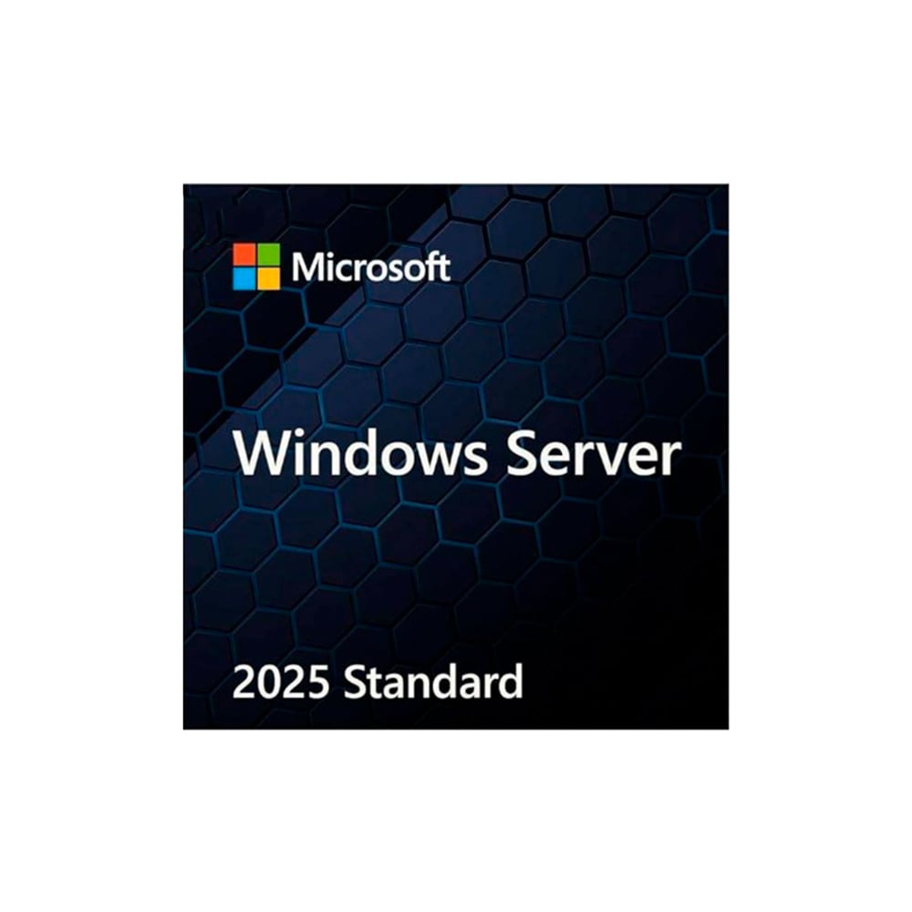 LICENCIA MICROSOFT WINDOWS SERVER 2025 STANDARD 64-BIT - ACCESO POR DVD-ROM PARA PC - 1